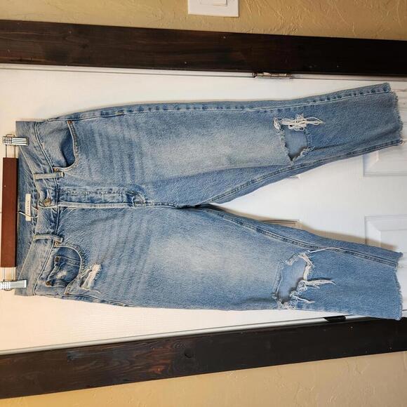 PacSun Denim - PacSun Ultra High Rise Slim Distressed Denim Jeans- Size 28